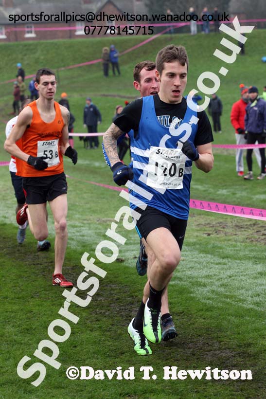 Senior men, Durham Cathedral Cross Country Relays. Photo: David T. Hewitson/Sports for All Pics